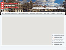 Tablet Screenshot of amsterdamshortstayapartments.com